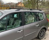 Renault Scenic/Grand 2003-2009 гг. Черные Рейлинги (2 шт) Длинная База (Grande) фото 4