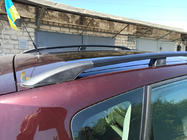 Renault Scenic/Grand 2003-2009 гг. Черные Рейлинги (2 шт) Длинная База (Grande) фото 5