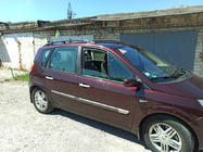 Renault Scenic/Grand 2003-2009 гг. Черные Рейлинги (2 шт) Длинная База (Grande) фото 3