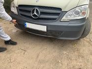 Mercedes Vito W639 2004-2014 гг. Зимняя накладка на бампер (2010-2015) фото 4