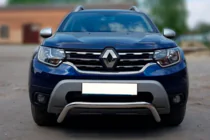 Dacia Duster 2018-2024 гг. Кенгурятник WT007 (нержавейка) фото 2