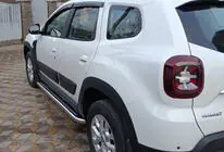 Renault Duster 2018-2024 гг. Боковые Подножки Premium (2 шт., Нержавейка) фото 10