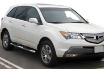 Acura MDX 2007-2013 гг. Боковые трубы (2 шт, нержавейка) фото 1