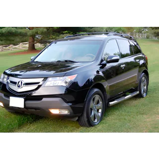 Боковые трубы (2 шт, нержавейка) Acura MDX 2007-2013 гг. фото 3