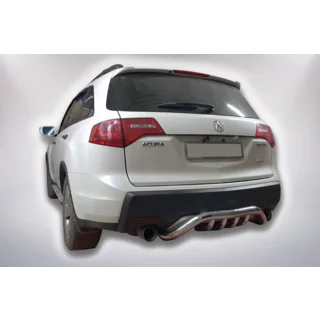 Задняя защита B1-47 (нержавейка) Acura MDX 2007-2013 гг. фото 3