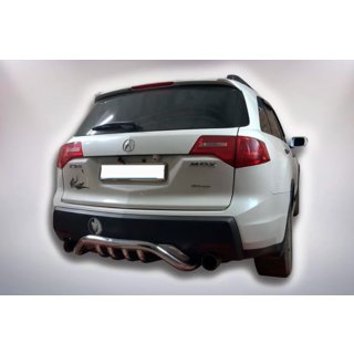 Задняя защита B1-47 (нержавейка) Acura MDX 2007-2013 гг. фото 4