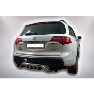 Задняя защита B1-47 (нержавейка) Acura MDX 2007-2013 гг. фото 4