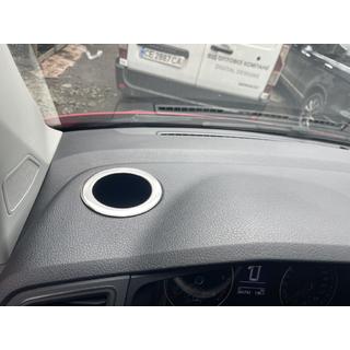 Накладка на подстаканник (2 шт., нержавейка) Volkswagen T6 2015-2024 гг. фото 3