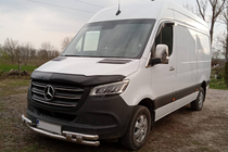 Mercedes Sprinter W907/W910 2018- гг. Накладки на Зеркала (2 шт., Нержавейка) фото 2