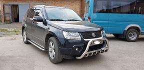 Suzuki Grand Vitara 2005-2017 гг. Боковые Подножки Premium (2 шт, Нержавейка) фото 2