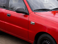 Daewoo Lanos 1998-2017 гг. Хромированные Накладки на Боковые Повторители Прямоугольные (2 шт, ABS) фото 1