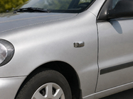 Daewoo Lanos 1998-2017 гг. Хромированные Накладки на Боковые Повторители Прямоугольные (2 шт, ABS) фото 2