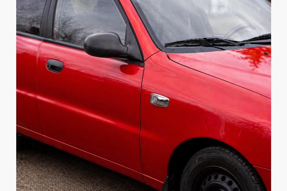 Daewoo Lanos 1998-2017 гг. Хромированные Накладки на Боковые Повторители Прямоугольные (2 шт, ABS) Image
