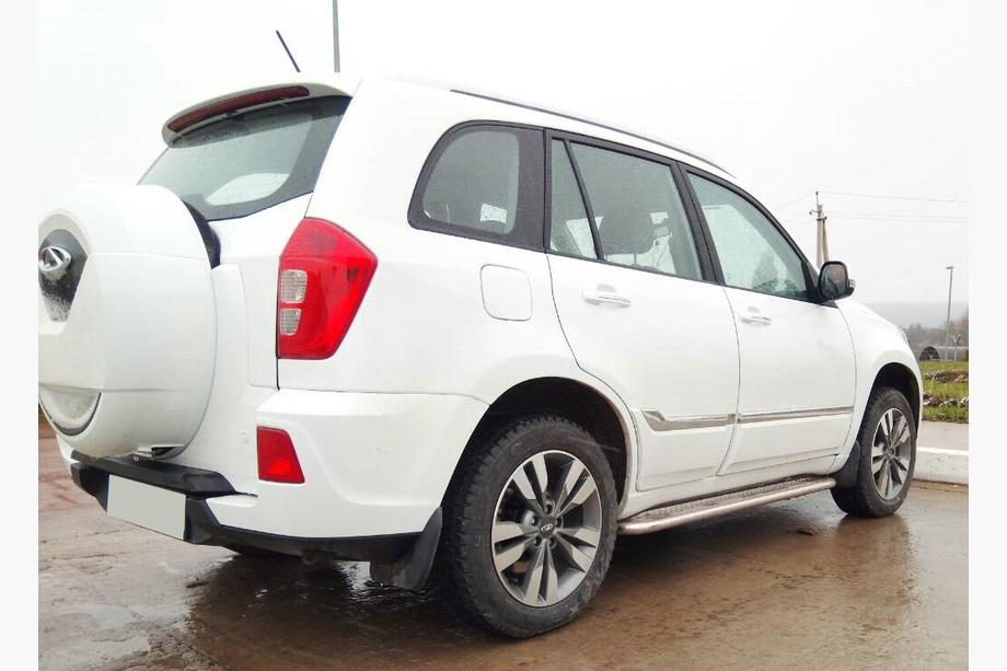 Chery Tiggo 3 2005- гг. Боковые Подножки Premium (2 шт., Нержавейка) Ø60 Фото 2
