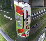 Citroen Nemo 2007-2017 гг. Хромированные накладки на задние фонари с изгибом (2 шт, пластик) фото 12