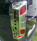 Citroen Nemo 2007-2017 гг. Хромированные накладки на задние фонари с изгибом (2 шт, пластик) фото 9