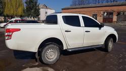 Mitsubishi L200 2015-2024 гг. Боковые Подножки Premium (2 шт., Нержавейка) фото 1