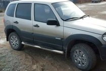 Chevrolet Niva 1998-2020 гг. Боковые трубы (2 шт, нержавейка) фото 2