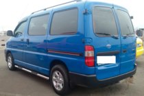 Toyota HiAce Боковые трубы (2 шт., нержавейка) фото 1