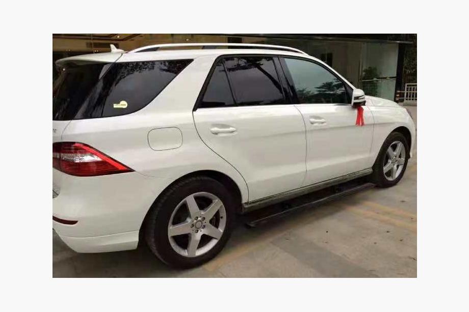 Mercedes GLE/ML class W166 2011-2018 гг. Боковые пороги с выдвижным механизмом (2 шт., алюминий) Фото 3