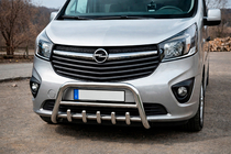 Fiat Talento 2016- гг. Кенгурятник WT003-4 (нержавейка) С надписью фото 1