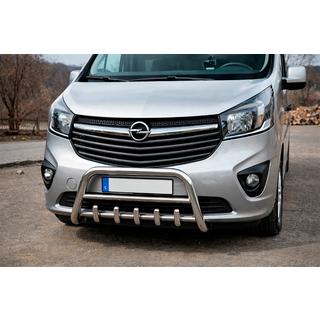 Кенгурятник WT003-4 (нержавейка) Fiat Talento 2016- гг. фото 1