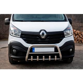 Кенгурятник WT003-4 (нержавейка) Fiat Talento 2016- гг. фото 2