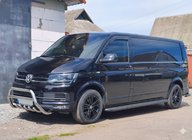 Volkswagen T6 2015-2024 гг. Кенгурятник WT003-4 (нержавейка) фото 1