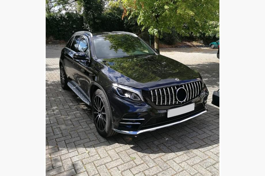 Mercedes GLC coupe C253 2016-2023 гг. Передняя решетка GT Panamericana (2015-2019) Фото 4