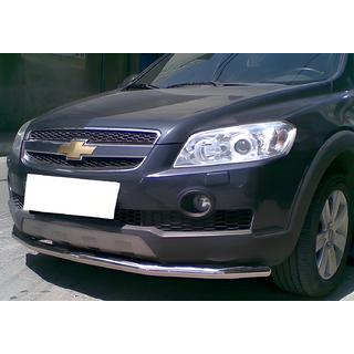 Передняя защита ST008 (нержавейка) Chevrolet Captiva 2006-2019 гг. фото 1