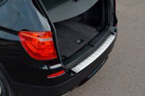 BMW X3 F25 2011-2018 гг. Накладка на задний бампер из нержавеющей стали OmsaLine (матовая, нерж.) фото 6