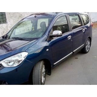Хромированные Накладки на Ручки (4 шт., Нержавейка) Dacia Lodgy 2012-2022 гг. фото 2