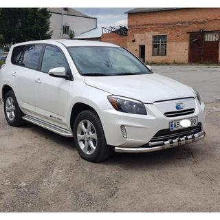 Передняя защита ST015 (нержавейка) Toyota Rav 4 2006-2013 гг. фото 2