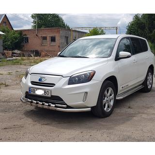 Передняя защита ST015 (нержавейка) Toyota Rav 4 2006-2013 гг. фото 3