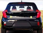 Kia Picanto 2011-2016 гг. Накладка на багажник нержавейка фото 1
