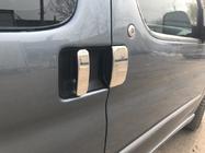 Citroen Berlingo 1996-2008 гг. Хромированные Накладки на Ручки (Нержавейка) Две передние двери, две сдвижные двери фото 5