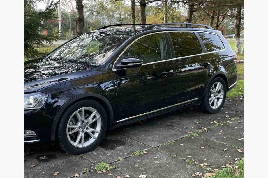 Volkswagen Passat B7 2012-2015 гг. Накладки на арки SD/SW (4 шт, черные, ABS) Image