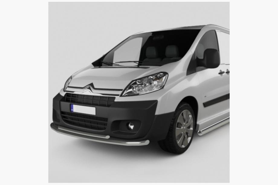 Citroen Jumpy 2007–2017 гг. Передняя защита ST014 (нержавейка) Image