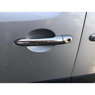 Накладки на дверные ручки из нержавеющей стали Mercedes Citan 2013-2021 гг. фото 2