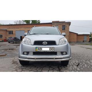 Передняя защита ST014 (нержавейка) Daihatsu Terios 2006-2017 гг. фото 3