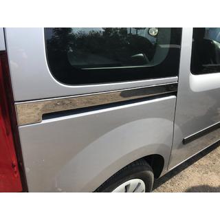 Молдинги из нержавеющей стали для сдвижных дверей (2 шт) Mercedes Citan 2013-2021 гг. фото 3