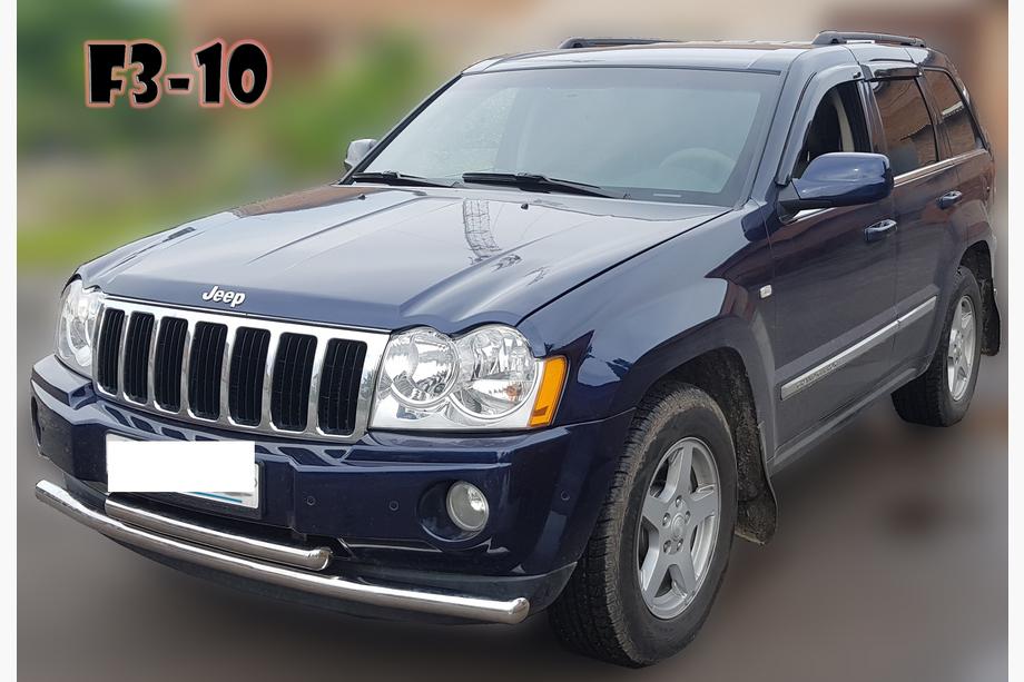 Jeep Grand Cherokee WK 2004-2010 гг. Передняя защита ST014 (нержавейка) Фото 4