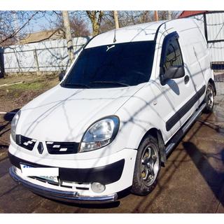 Передняя защита ST014 (нержавейка) Renault Kangoo 1998-2008 гг. фото 2