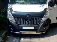 Renault Master 2011-2023 гг. Передняя защита ST014 (нержавейка) d60/42 фото 5