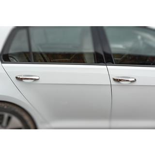 Хромированные Накладки на Ручки Дверей (4 шт, Нержавейка) Volkswagen Golf 7/E-Golf 2012-2020 гг. фото 2