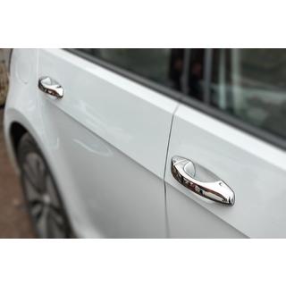 Хромированные Накладки на Ручки Дверей (4 шт, Нержавейка) Volkswagen Golf 7/E-Golf 2012-2020 гг. фото 1