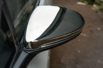 Volkswagen Golf 7/E-Golf 2012-2020 гг. Накладки на Зеркала (2 шт, Нержавеющая Сталь) фото 3