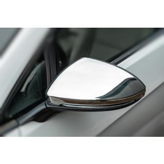 Накладки на Зеркала (2 шт, Нержавеющая Сталь) Volkswagen Golf 7/E-Golf 2012-2020 гг. фото 4