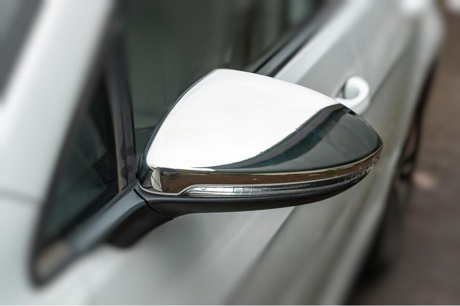 Volkswagen Golf 7/E-Golf 2012-2020 гг. Накладки на Зеркала (2 шт, Нержавеющая Сталь) Image