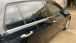 Volkswagen Golf 7/E-Golf 2012-2020 гг. Нижние молдинги стекол нержавейка HB (4 шт) фото 4